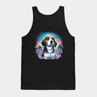 Glowing Beagle Tank Top